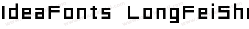 IdeaFonts LongFeiShouShu字体转换